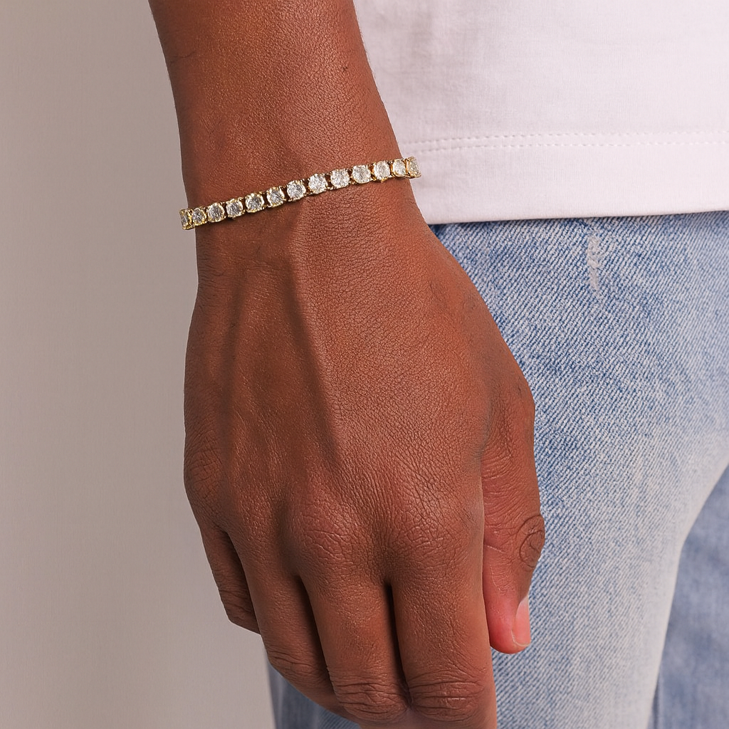 TENNISBOY BRACELET - 5MM 18K GOLD