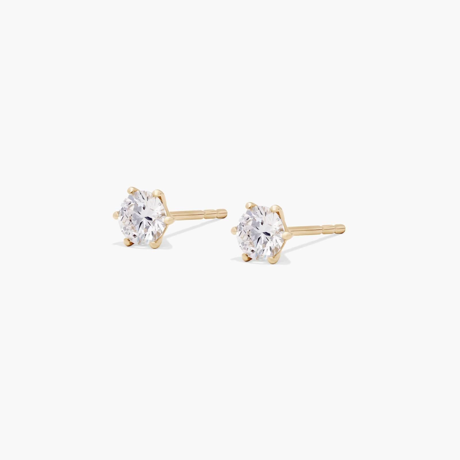 Azra Moissanite Earrings｜0.5ct