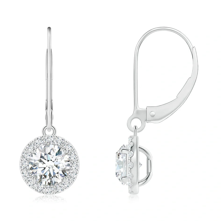 BRILLIANT CUT ANTIQUE DROP EARRINGS