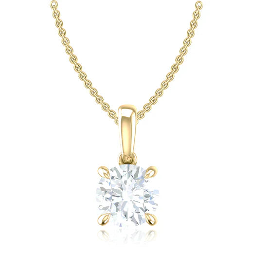 3CT SOLITAIRE BRILLIANT CUT PENDANT