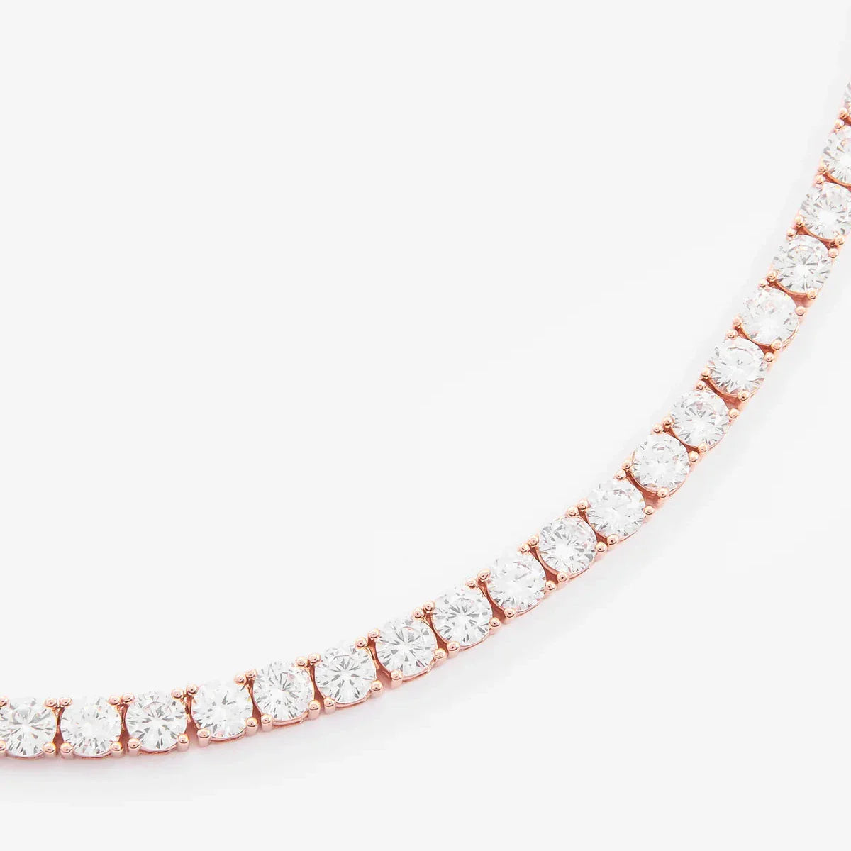 5MM TENNIS NECKLACE - GOLD