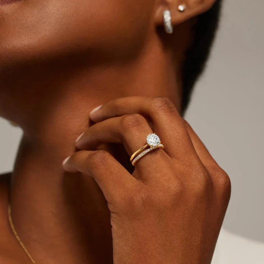 Fatima Moissanite Ring｜1ct