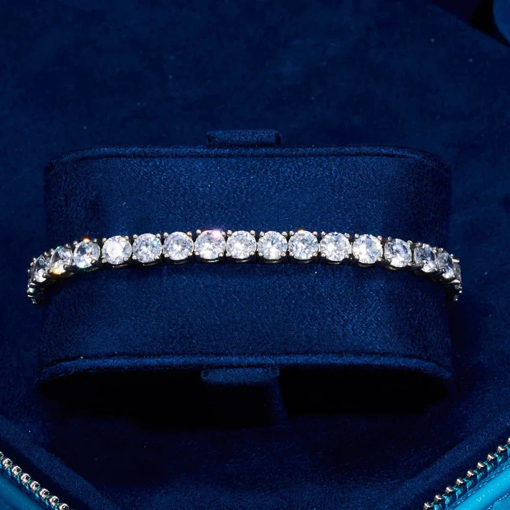 5MM MOISSANITE TENNIS BRACELET - D COLOR - VVS1