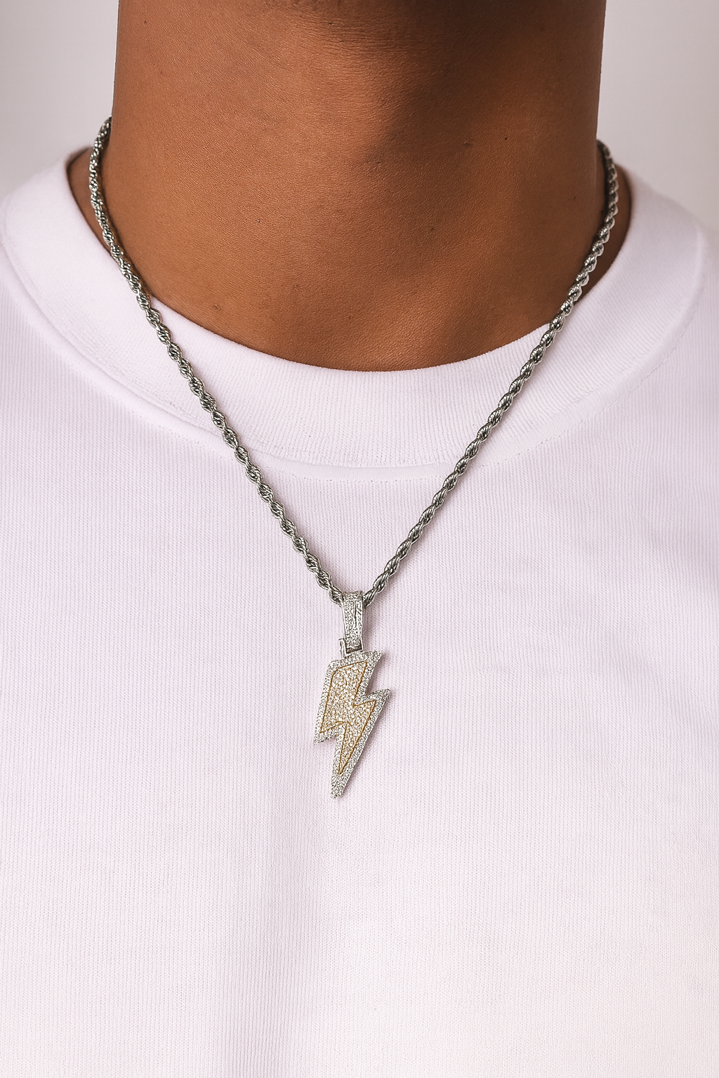 BLITZ PIECE HANGER - WHITE GOLD