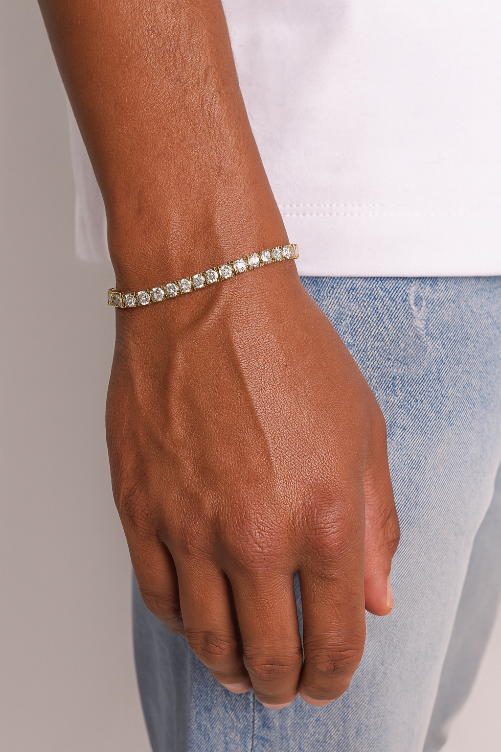 TENNISBOY BRACELET - 4MM 18K GOLD