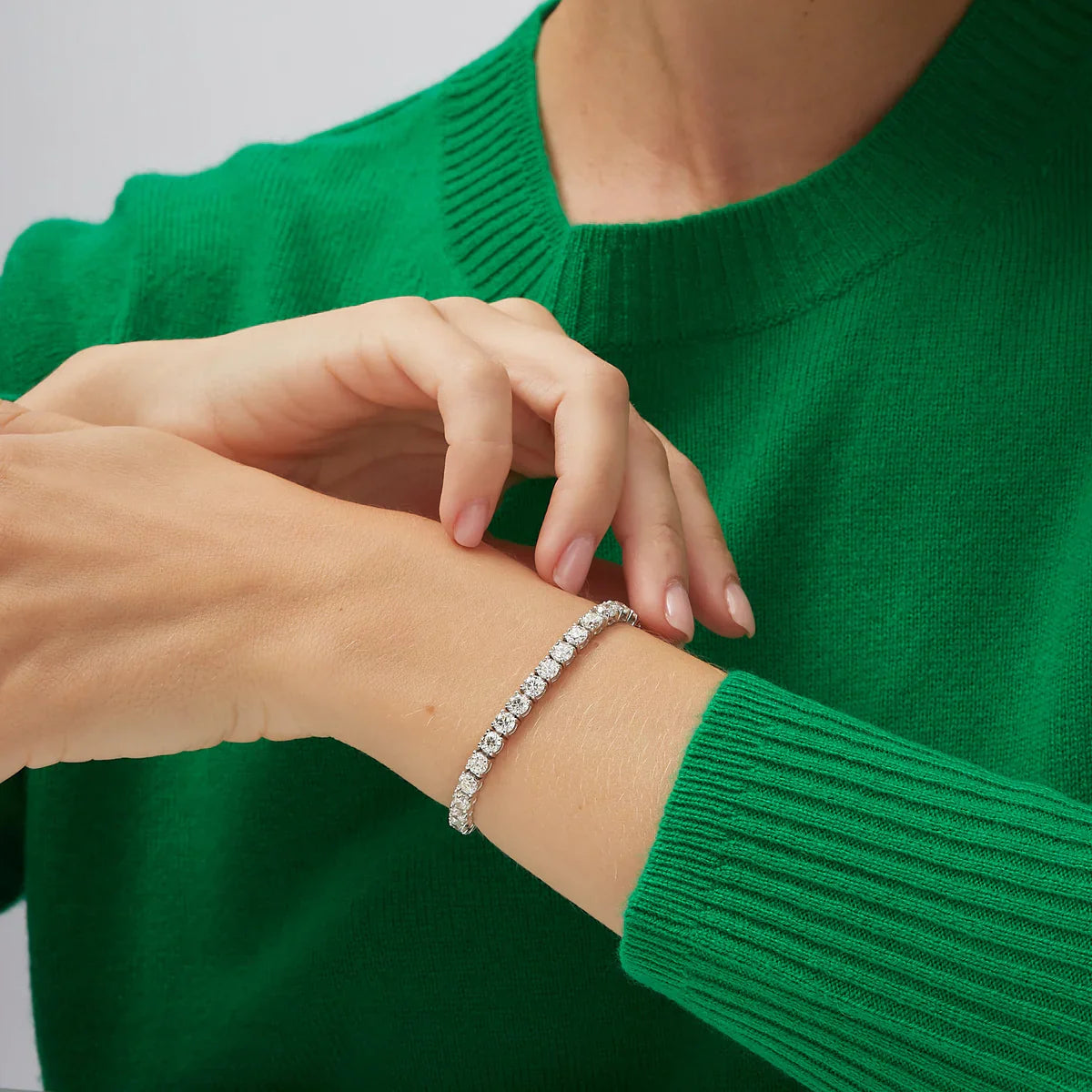 5MM MOISSANITE TENNIS BRACELET - D COLOR - VVS1