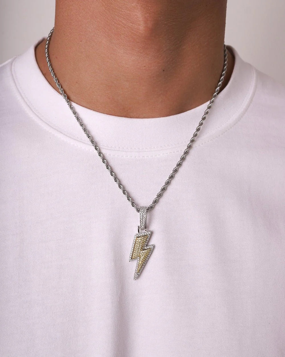 BLITZ PIECE HANGER - WHITE GOLD