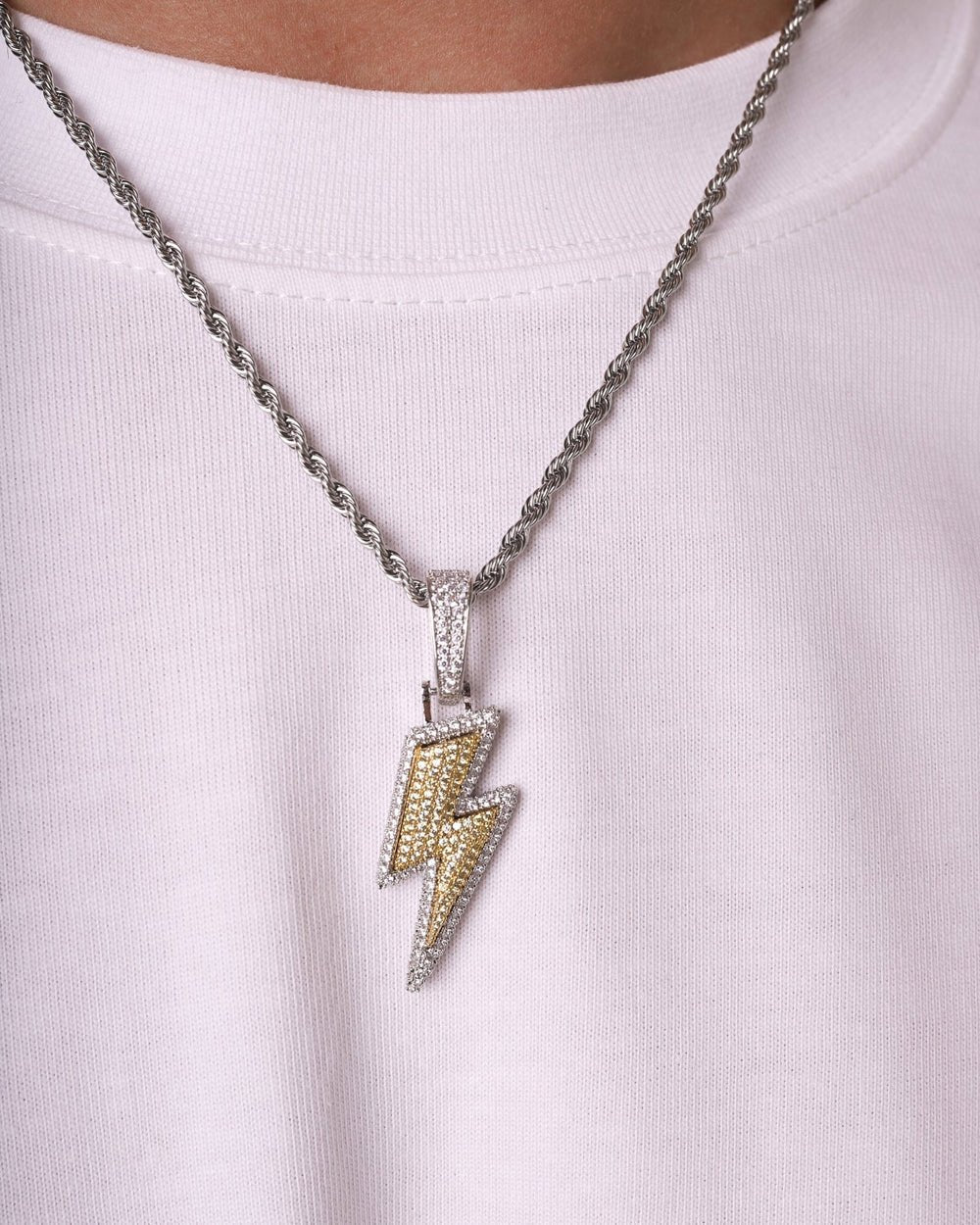 BLITZ PIECE HANGER - WHITE GOLD