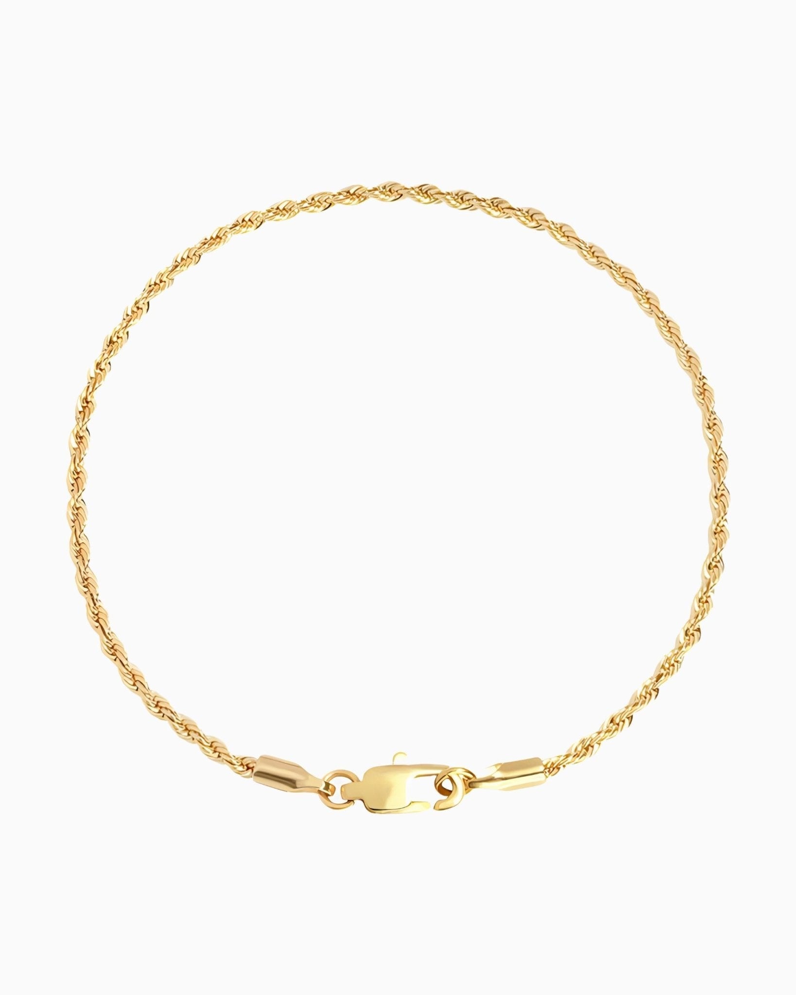 CLEAN ROPE BRACELET - 2MM 18K GOLD