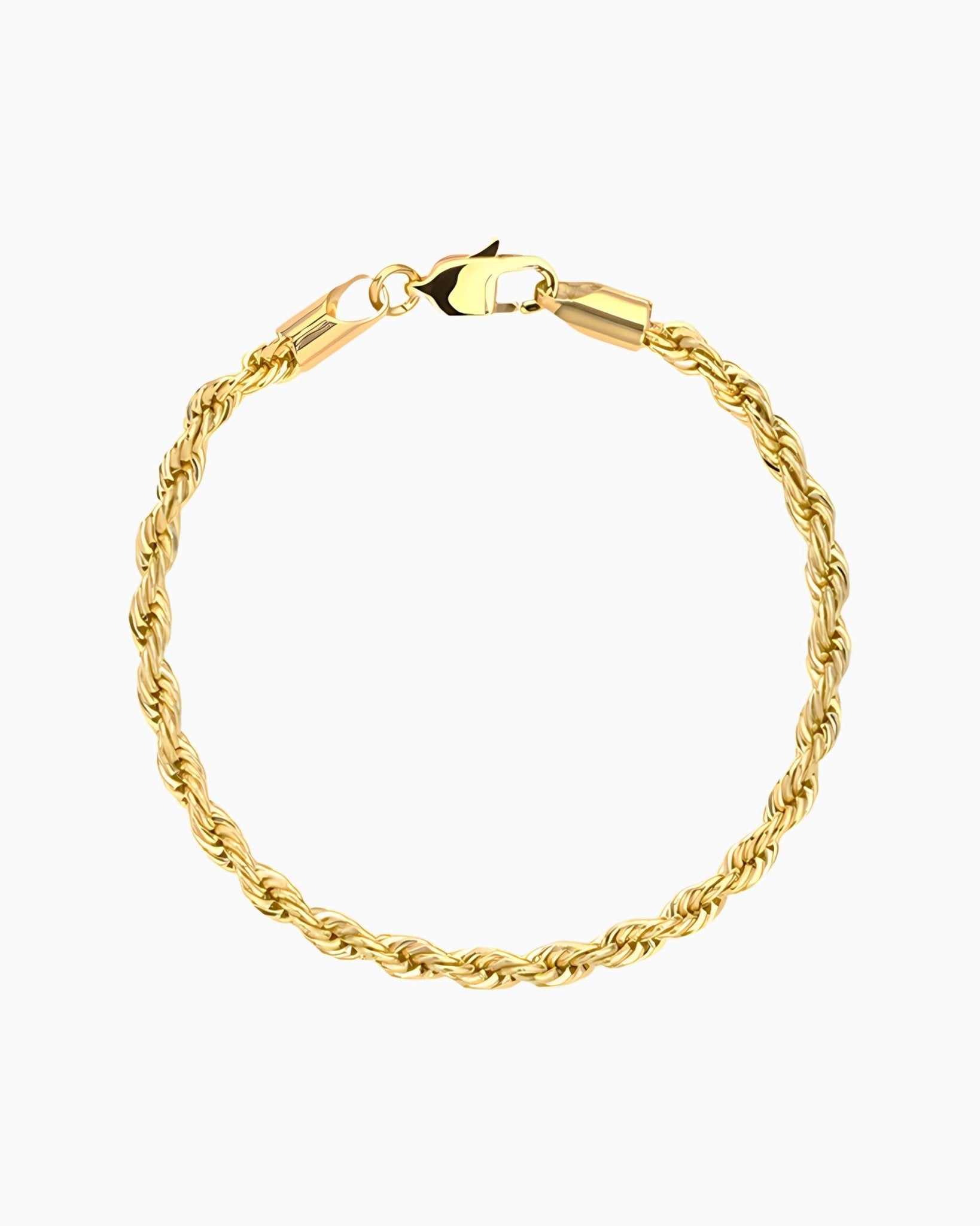 CLEAN ROPE BRACELET - 3MM 18K GOLD