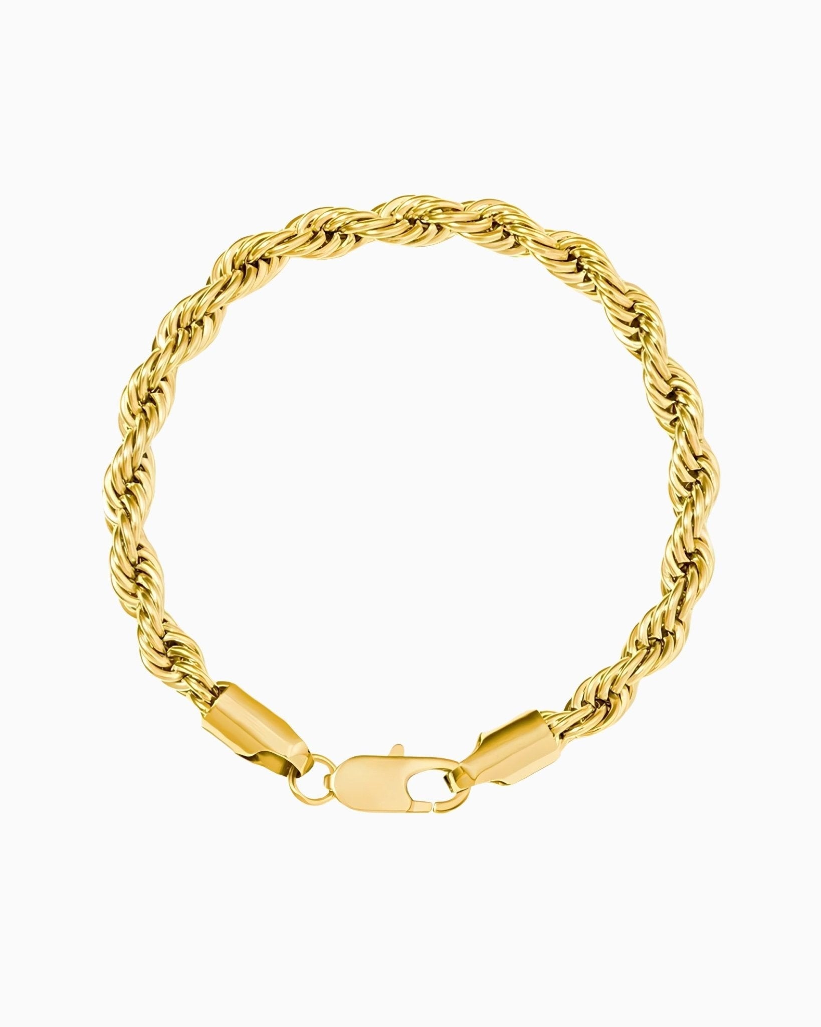 CLEAN ROPE BRACELET - 6MM 18K GOLD