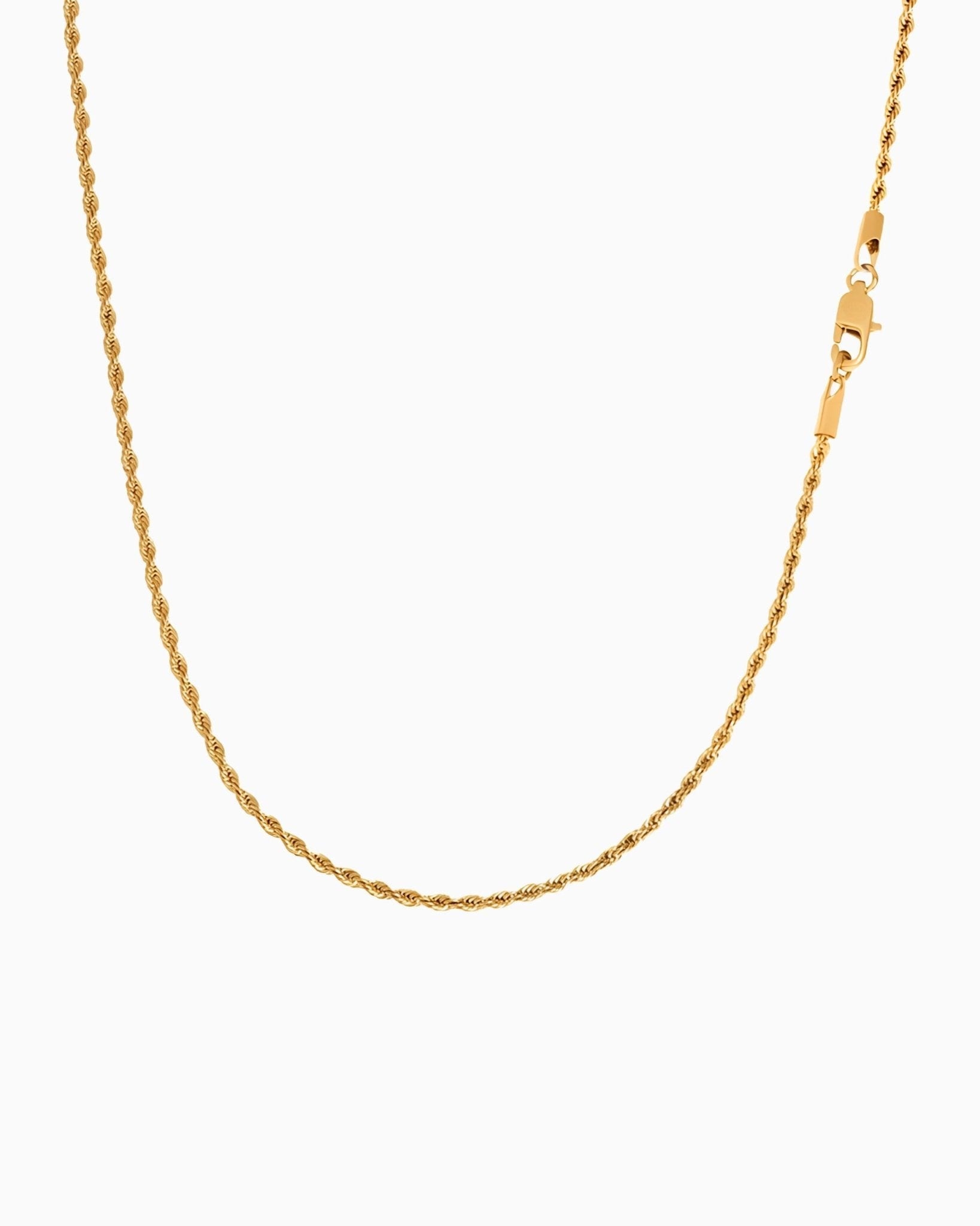 CLEAN ROPE CHAIN - 2MM 18K GOLD