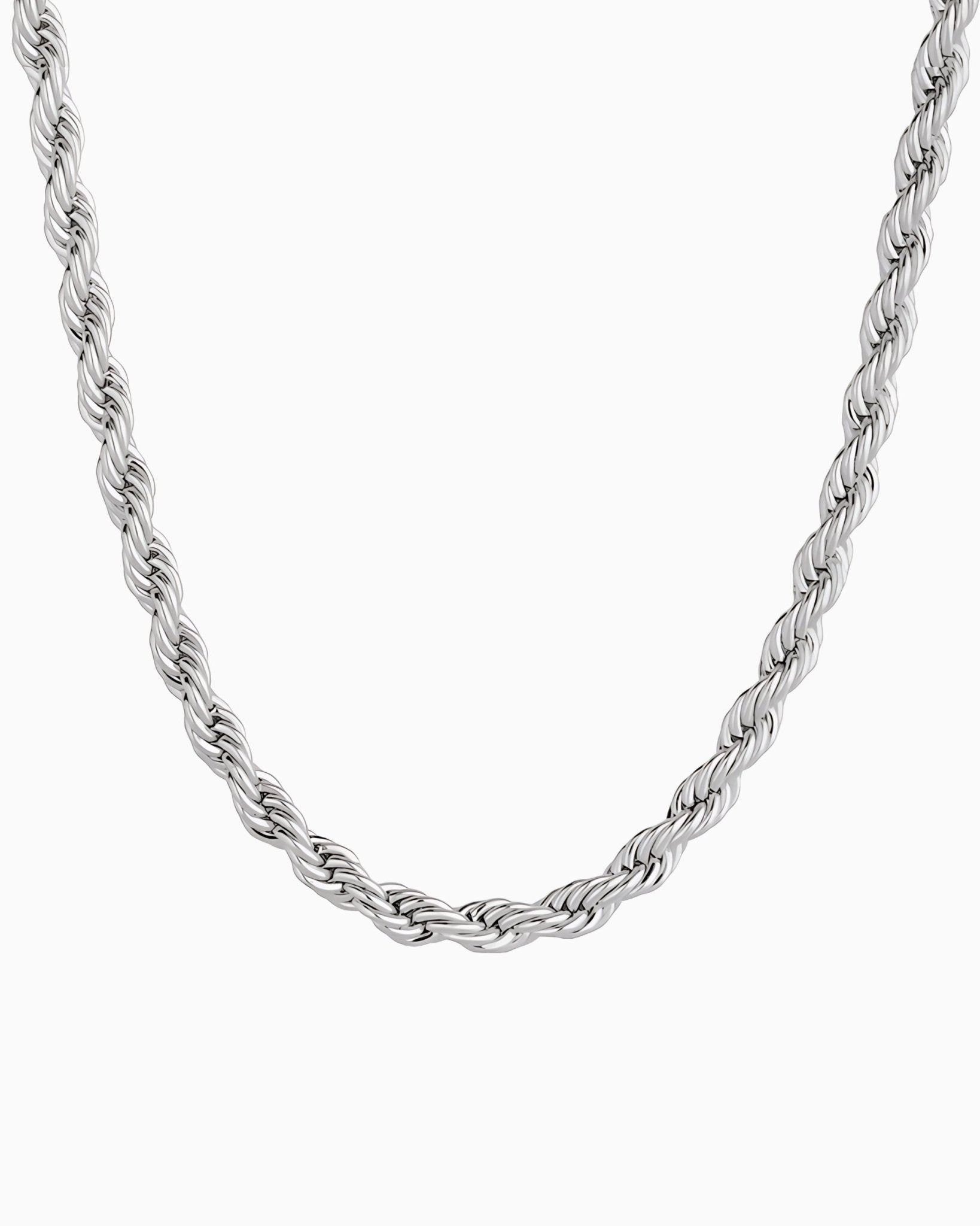 CLEAN ROPE CHAIN - 6MM WHITE GOLD