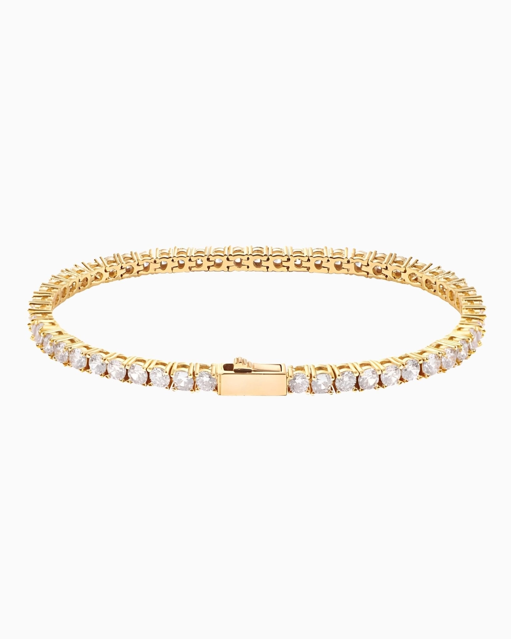 TENNISBOY BRACELET - 3MM 18K GOLD