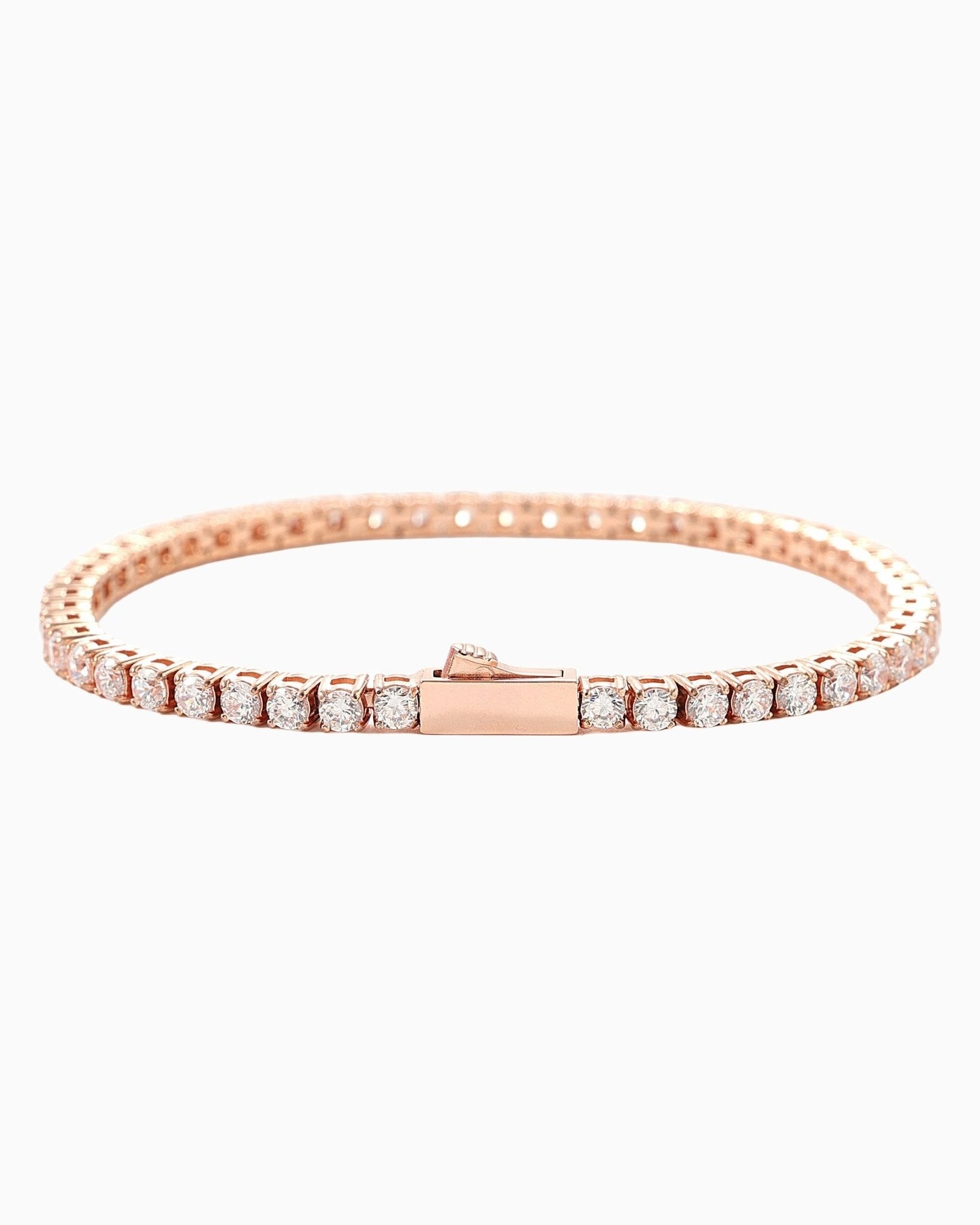 TENNISBOY BRACELET - 3MM ROSE GOLD