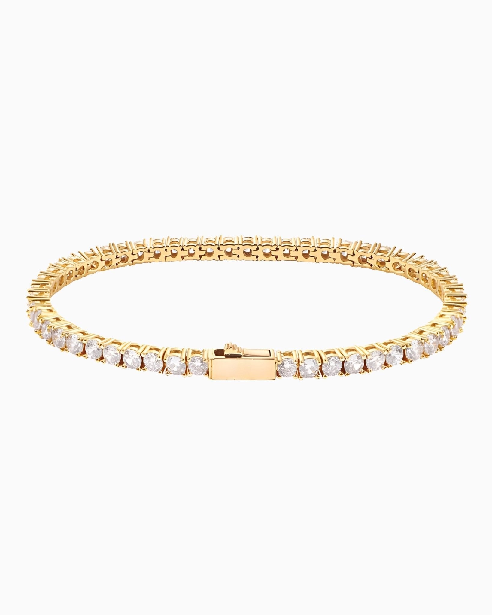 TENNISBOY BRACELET - 4MM 18K GOLD